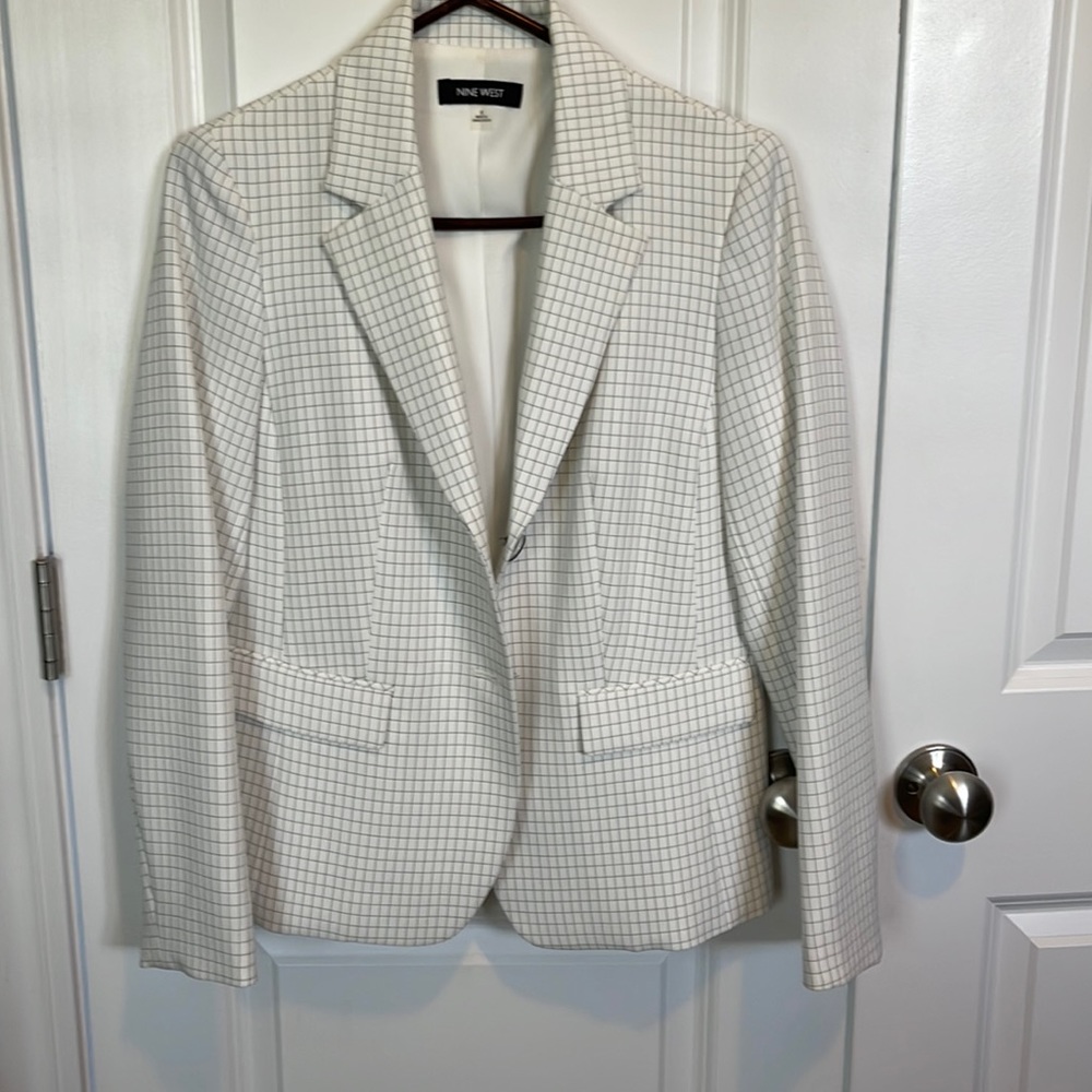Nine West patterned blazer